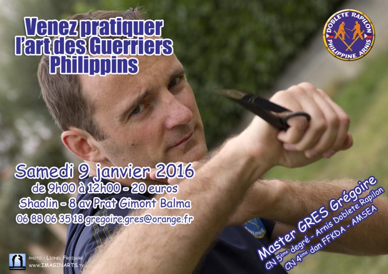 stage combat au couteau toulouse janvier 2016