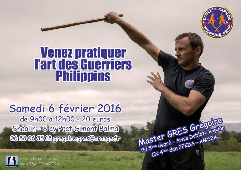 stage arnis kali février 2016 toulouse