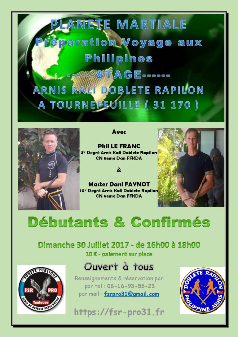 Stage Arnis dani juillet 2017