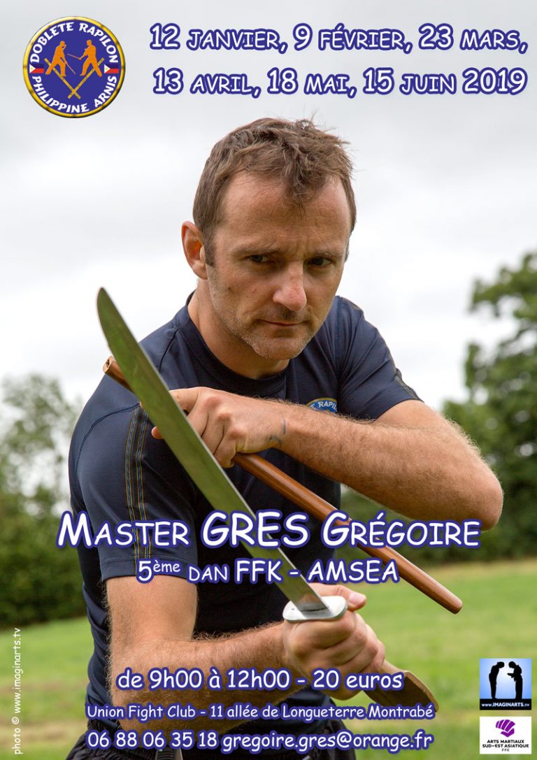 stage grégoire gres arnis kali