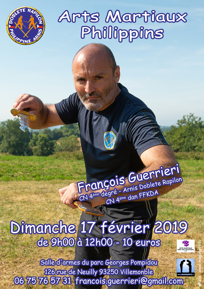 Stage Arnis Doblete Rapilon avec François Guerrieri dans le 93